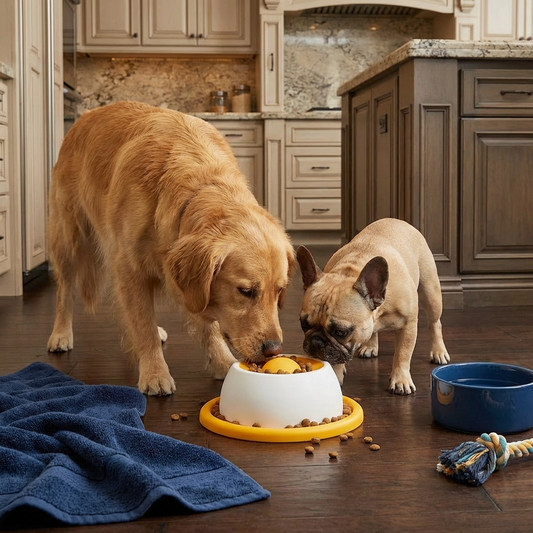 Interactive Treat Toy Plate – Slow Feeder for Dogs