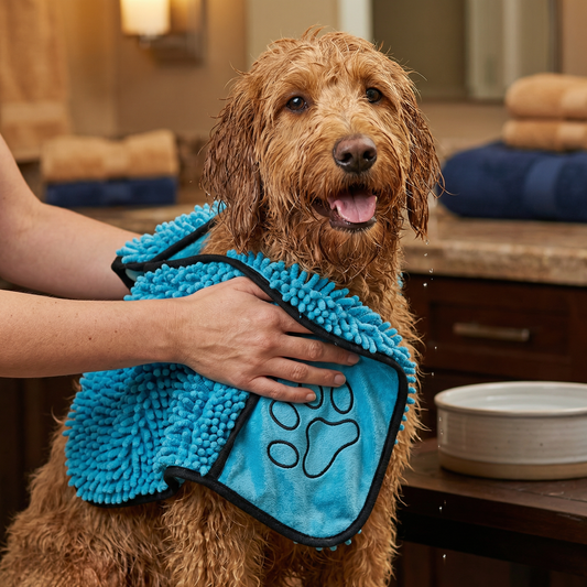 Ultra-Absorbent and Quick-Drying Pet Towel Made of Microfiber